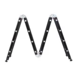 Escada De Aluminio Multifuncion 4x4 16 Degraus Black Edition - Imagem 3