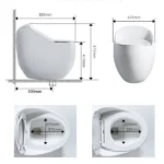 Vaso Sanitário Caixa Acoplada (monobloco) White Pearl - Imagem 4
