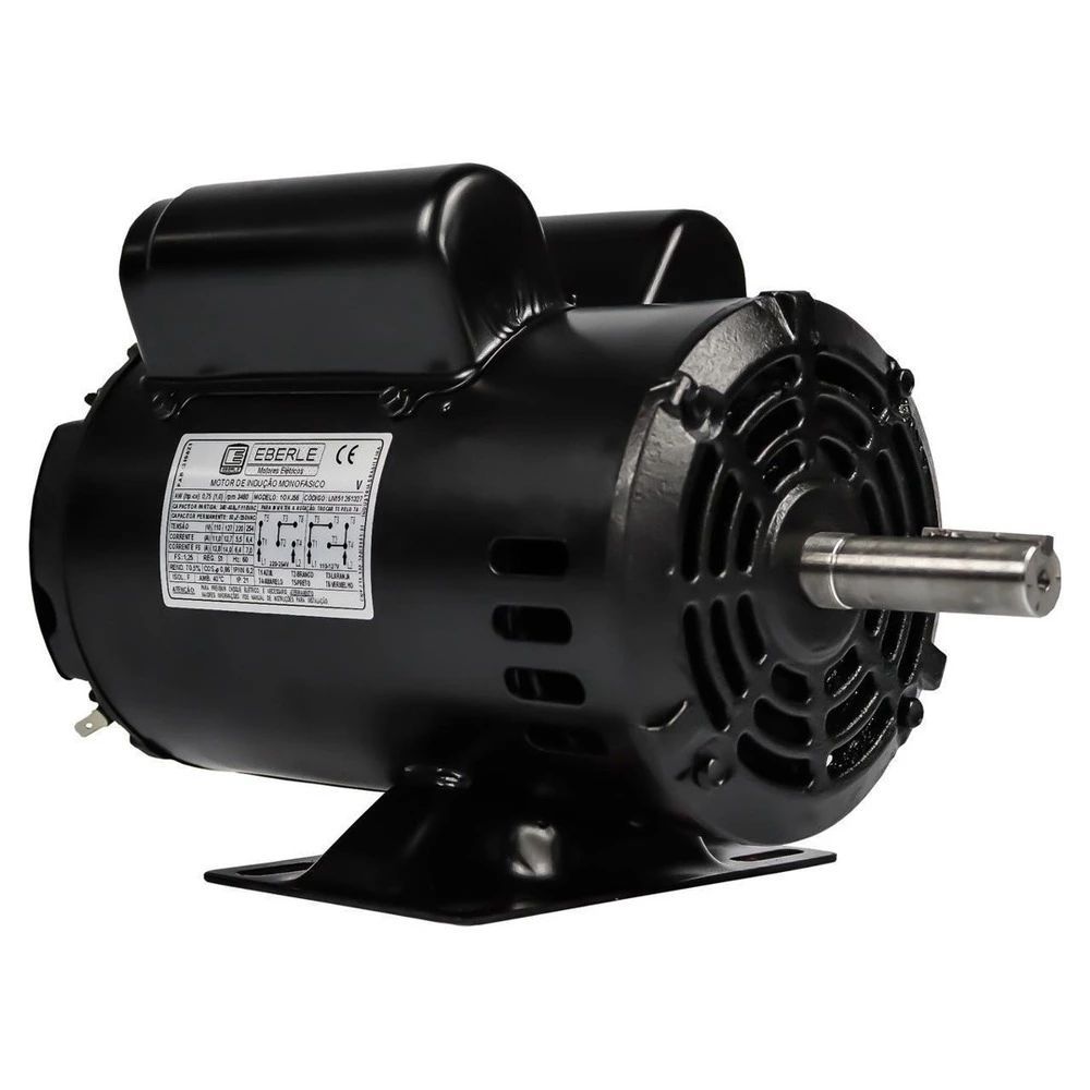 81098e8427904307abc3823976c86799-1777137652.webp Motor Elétrico Monofásico 2 Cavalos Alta Rotação 2P 110/220 - Imagem 1