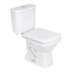 Kit Vaso Sanitário com Caixa Acoplada e Assento Branco Duplo Acionamento 3/6L Saída Vertical Lirio Fiori - Imagem 2