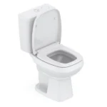 Kit Vaso Sanitário Com Caixa Acoplada Smart Clean Harpic E Assento Soft Close City Celite Preto - Imagem 4