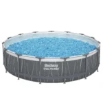 Piscina Estruturada Redonda 14.970L com Bomba 127V (110V), Escada e Capa Bestway - Imagem 2