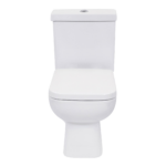 Kit Vaso Sanitário com Caixa Acoplada e Assento Branco Quadrado 3 e 6 litros Lyon Plus Sensea - Imagem 2