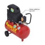 Motocompressor de Ar 25L 2HP 127V (110V) Schulz Absoluto Air Plus - Imagem 2
